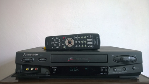 Imagen 8 de 8 de Videocasetera Mitsubishi Vhs Mod. Hs- U575 Control Retroilum