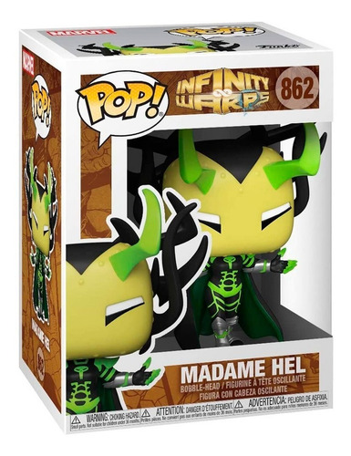 Imagen 3 de 3 de Funko Pop Marvel Infinity Warps - Madame Hel
