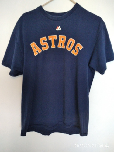 Imagen 1 de 8 de Camiseta Majestic Astros- Houston José Altuve 27 Beisbol Mlb