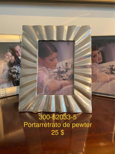 Portarretratos De Silverplate Y Pewter