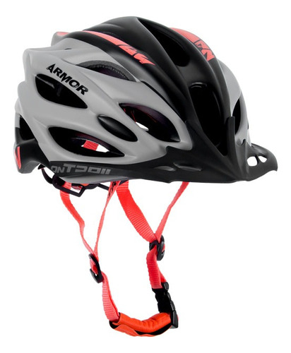 Casco De Ciclismo, Certificado On Trail Armor Gris/salmon