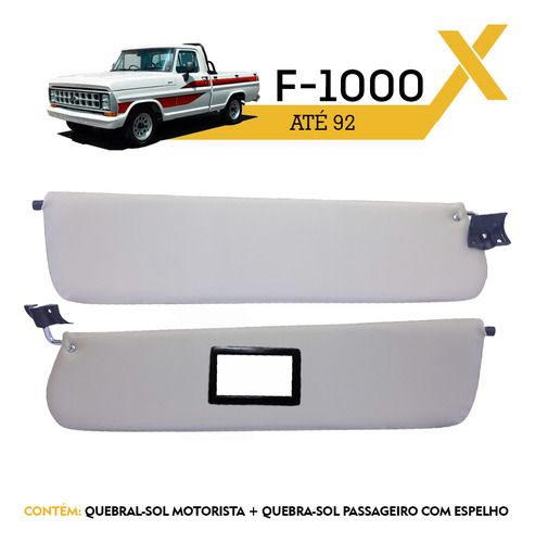 Par Quebra Sol - F-1000 Até 1992 - Gelo Com Espelho