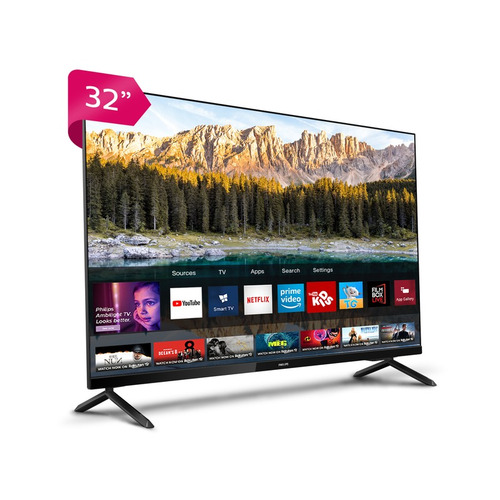 Televisor Philips Smart Tv 32 Pulgadas Led Hd 32phd6825 60hz