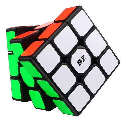 Cubo Mágico 3 X 3 Qiyi Sail W Base Negra 