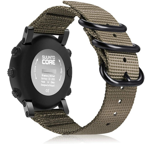 Malla Para Reloj Suunto Core, Color Marron Claro