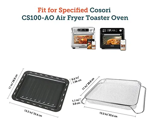 Set De Cestas Para Freidoras Y Bandejas Para Horno Cosori, R