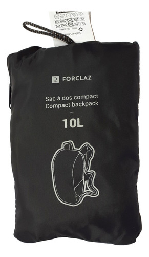Forclaz® Mochila Plegable Compacta 10 Litros Trekking Viaje