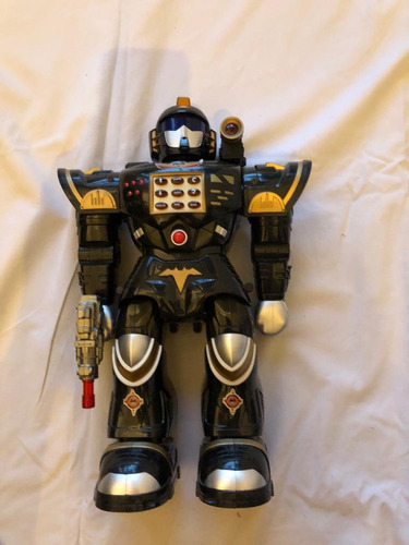 Space Wiser Black Berserker Robot Con Movimiento Y Luz 