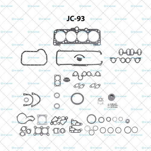 Jgo De Juntas Completo Tfvictor Volkswagen Fox 1.8 1987-1993