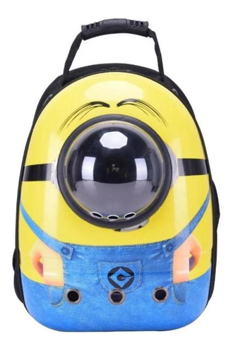 Mochila Transportador De Mascotas Perros Gatos Minion