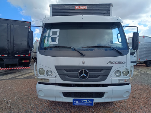 Mb Accelo 815 2018 3/4 Mercedes-benz Accelo 815 Com Baú