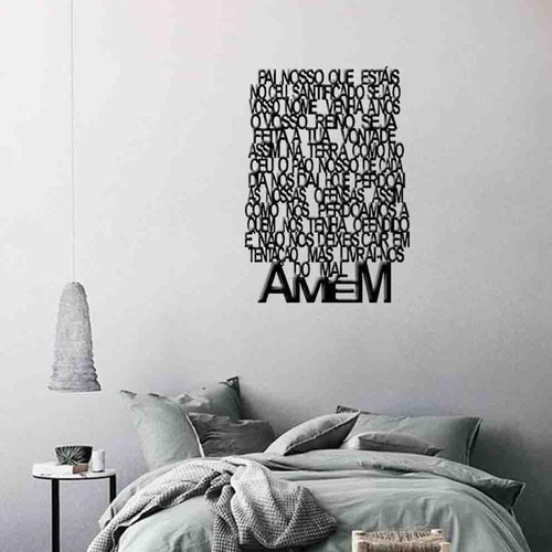 Marco decorativo de oración negro hueco de 3 mm, hueco, MDF