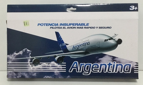 Avion Aerolinea Argentina Grande En Caja Jlt 380a-3 La Torre