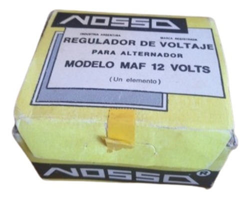 Regulador De Voltaje Nosso Maf 12 Volt Nuevo