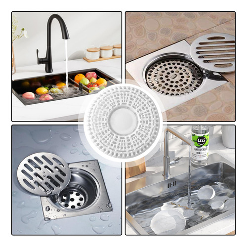 Tapón De Silicona Para Desagüe De Bañera, Para Filtro De Coc