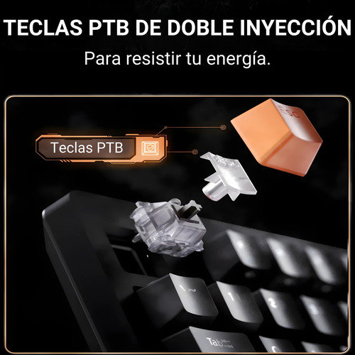 Teclado Gamer Mecánico Spigen Arcplay Pj2100us Luces Rgb