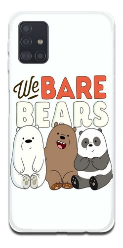 Imagen 4 de 10 de Funda Samsung A31 A21s A11 Escandalosos Bare Bears Panda