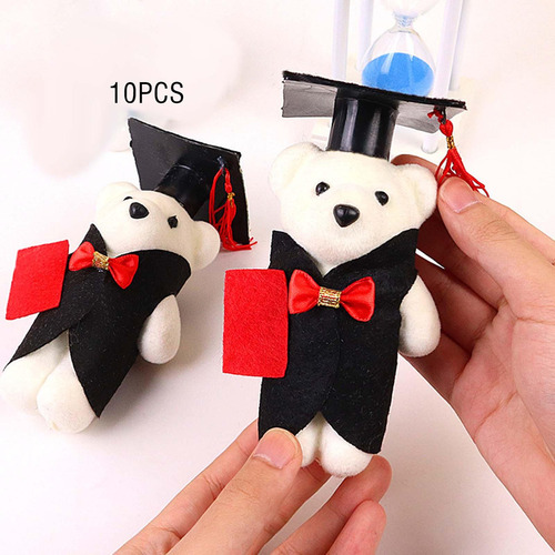 10 Uds. Oso Peluche Graduación, Decoración