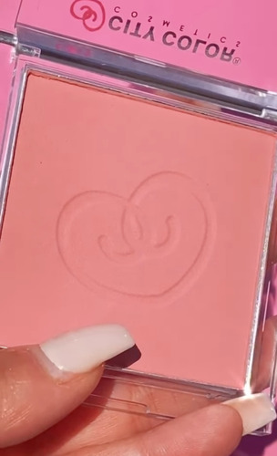 Rubor Mate Alta Pigmentacion Terciopelo Be Bold City Color® Tono Del Maquillaje Hopeless Romantic