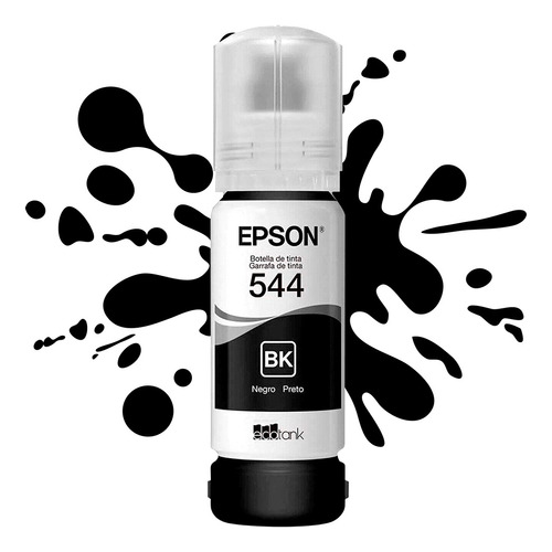 Tinta Epson 544 Impresora L3110/l3150/l5190 Negro 65 Ml.