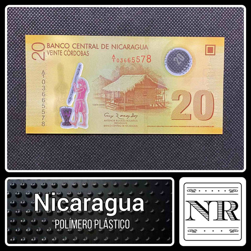Nicaragua - 20 Córdobas - Año 2007 - P #202 - Plástico