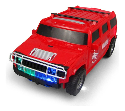 Camioneta Jeep Robot Transformers Auto Luz Y Sonido De Niños