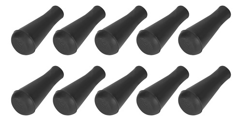 Accesorios Field Point Negros Y Negros De 6 Mm, 10 Piezas De