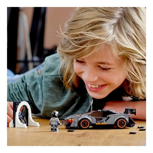 Bloques para armar Lego Speed Champions McLaren Senna 219 piezas en caja