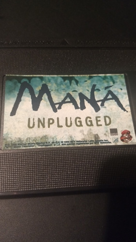 Vhs Mtv Unplugged De Maná. P 1999 Warner Music.