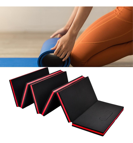 Mecánica Plegable Eva Mat De Densidad Almohadilla De Rojo