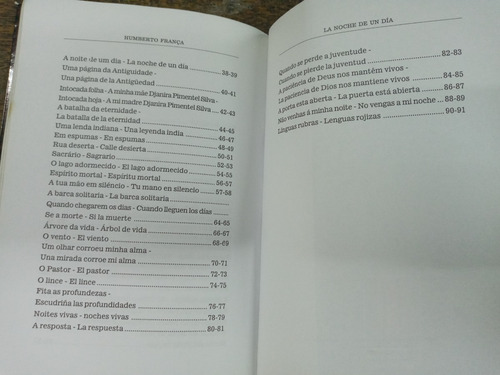 Imagen 4 de 5 de La Noche De Un Dia * Humberto Franca * Bilingue *