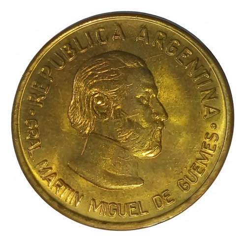 Moneda Argentina 50 Centavos Guemes- 1821-2000 V.f. (Usado)