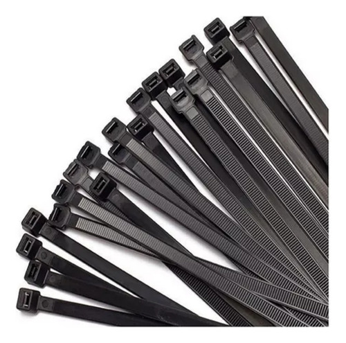 Kit Com 50 Abraçadeira De Nylon 7,2 Mm X 200 Mm Reforçada
