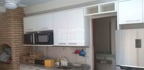 Sobrado Com 3 Suítes, 4 Vagas De Garagem, Churrasqueira- Sacada - Cf33324