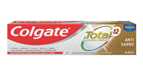 Crema Dental Colgate Total 12 Antisarro X 90 G