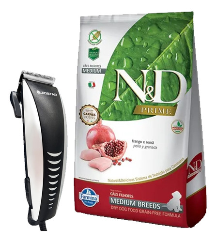 N&d Farmina Prime Grain Free Cachorro Raza Mediana 10,1 Kg