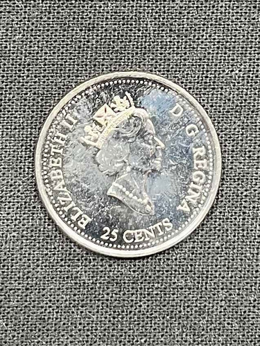Imagen 2 de 4 de Canada - 25 Cents - Año 1999 - Km #342 - Enero