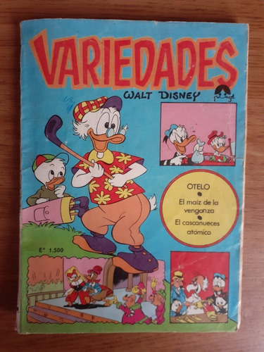 Cómic Variedades Walt Disney Número 17 Editorial Pinsel Gabriela Mistral Chile 1975