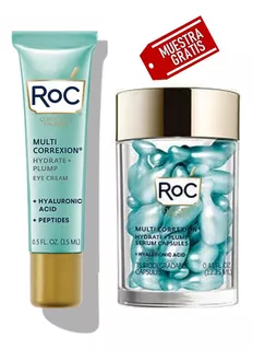 Kit Roc Multi Correxion Hydrate +plump Eye Cream & Capsules