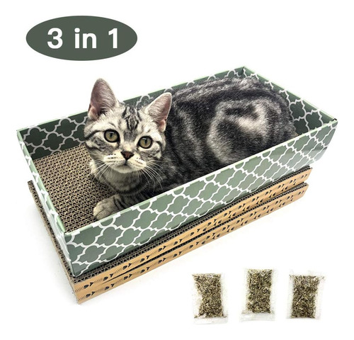 Almohadillas De Rascar De Carton Cat Scratcher Scratch Lo...