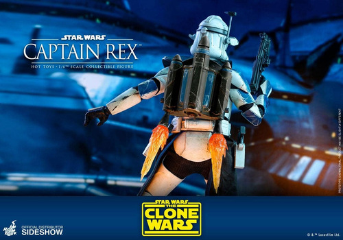 Hot Toys Star Wars The Clone Wars Tms Capitán Rex Figura De