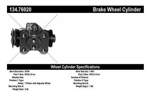 Centric Parts 134.76020 Cilindro De La Rueda