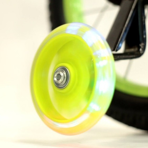Imagen 7 de 10 de Bicicleta Randers Rodado 16 Para Niño Color Verde Fluor Mg