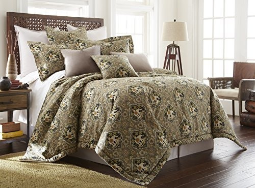 Jerez Kline Sanaya Comforter 4 Piezas Grismulti Color Queen