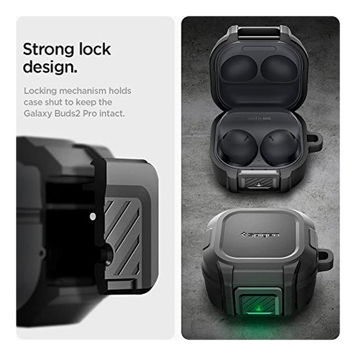 Funda Spigen Lock Fit Diseñada Para Galaxy Buds2 Pro 2022