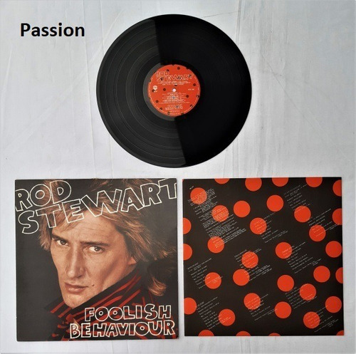 Vinilo Rod Stewart Foolish Behaviour 1980 Passion