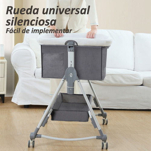 Cuna Corral Para Bebes Cama Altura Regulable Con Mosquitero
