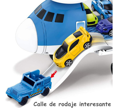 A 8 Carritos 1 Avioncito Diy Juego De Avión De Juguete