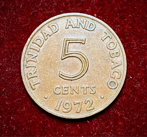Moneda 5 Centavos Trinidad Y Tobago 1972 Km 2 (Usado)
