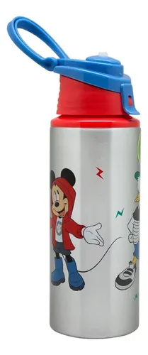 Botella De Agua Metálica 500ml Mickey Disney